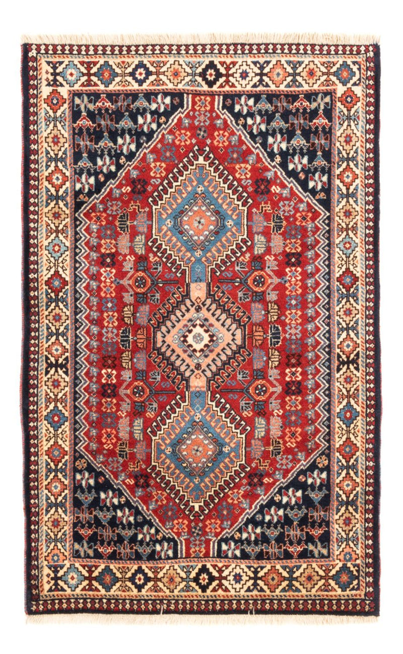 Perserteppich - Nomadic - 128 x 82 cm - rot