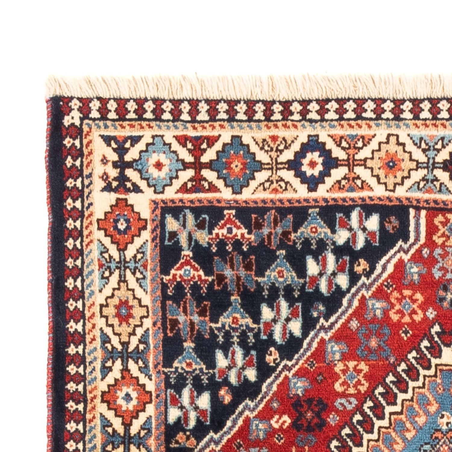 Perserteppich - Nomadic - 128 x 82 cm - rot
