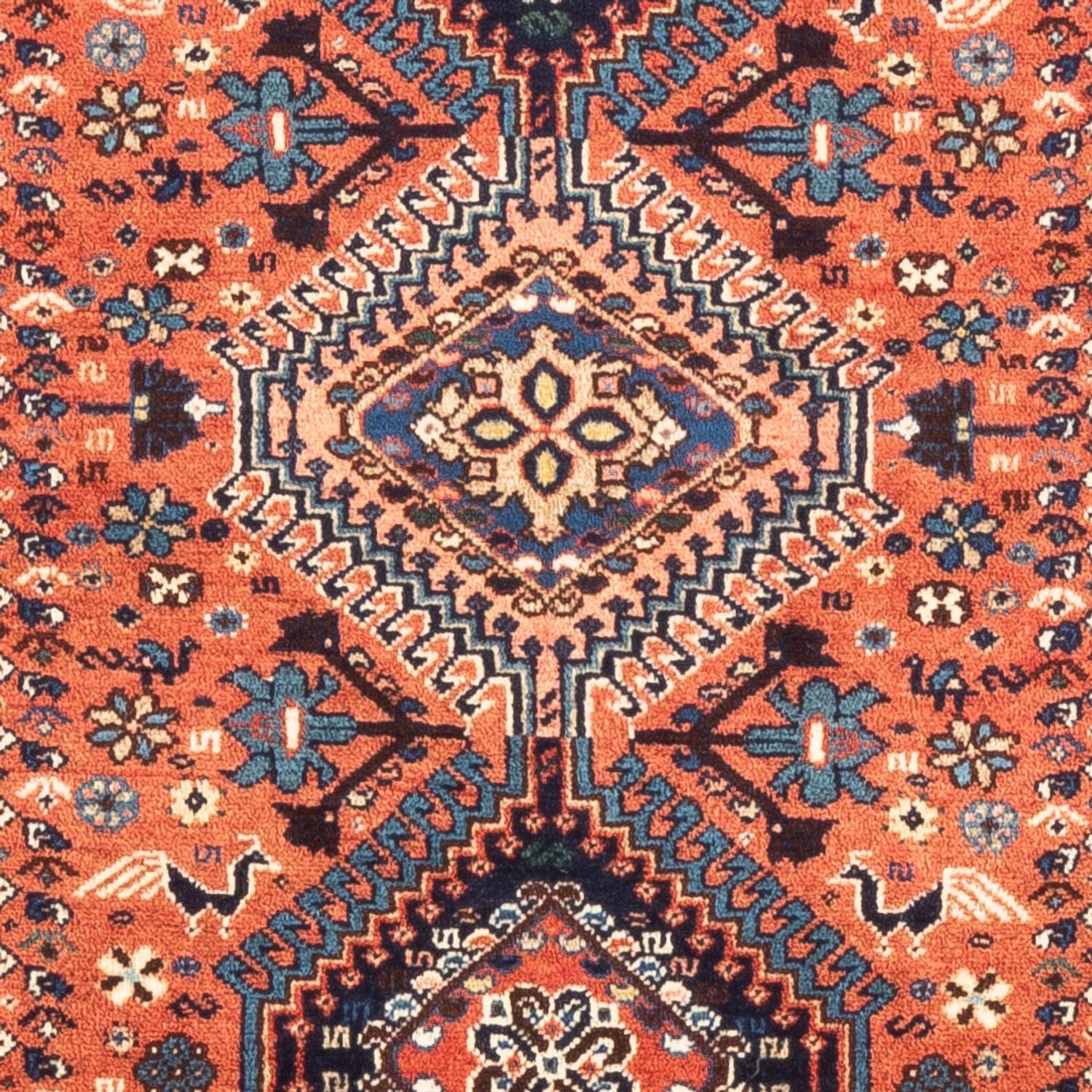 Perserteppich - Nomadic - 125 x 81 cm - rot