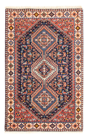 Perserteppich - Nomadic - 125 x 80 cm - dunkelblau