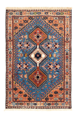 Perserteppich - Nomadic - 122 x 83 cm - blau