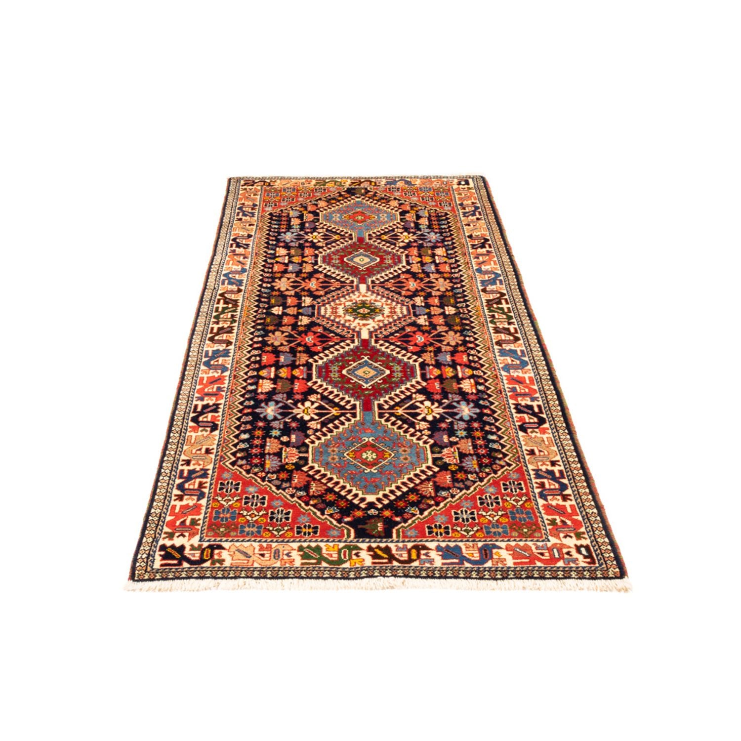 Läufer Perser - Nomadic - 207 x 80 cm - dunkelblau