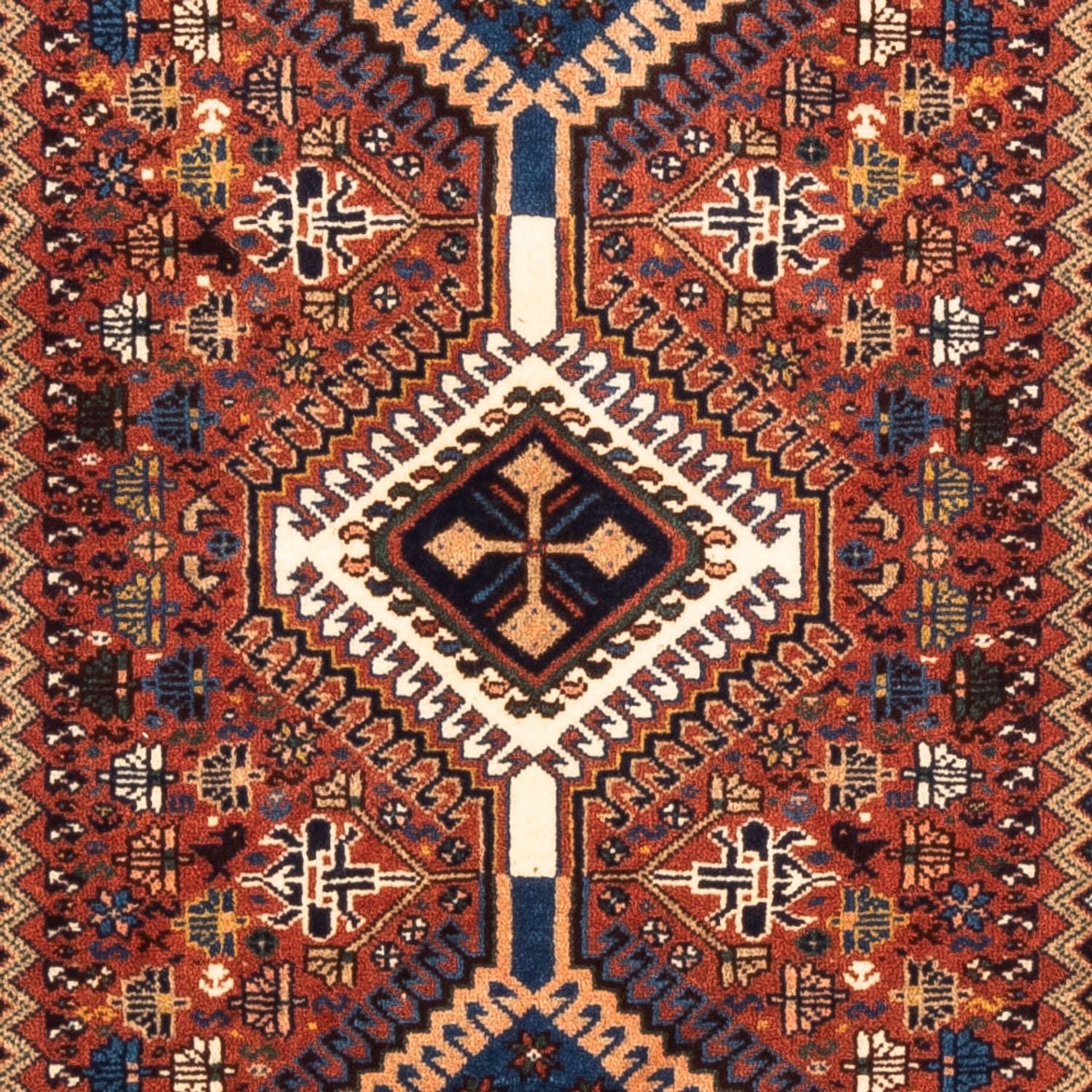 Perserteppich - Nomadic - 137 x 80 cm - rot