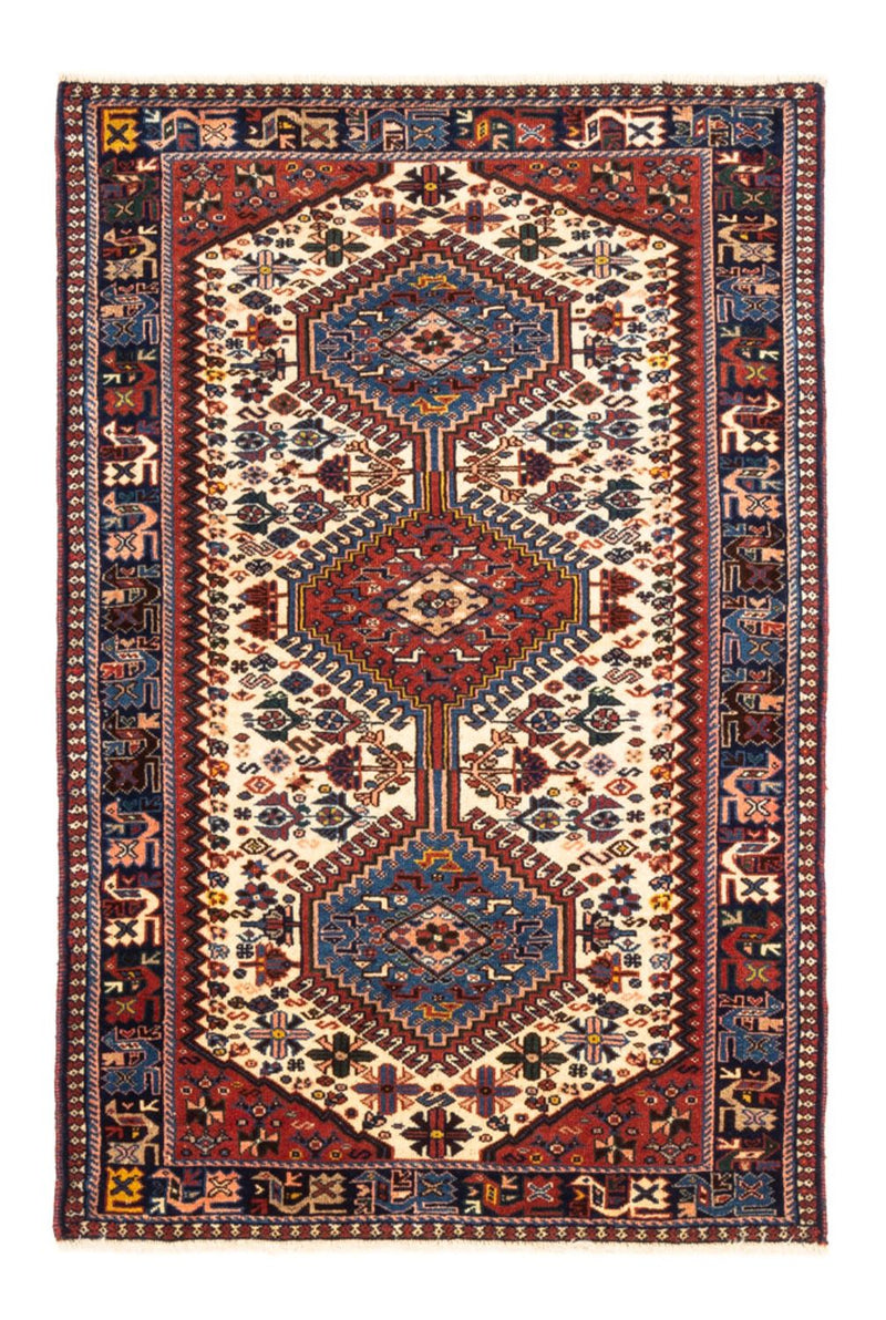 Perserteppich - Nomadic - 122 x 83 cm - creme