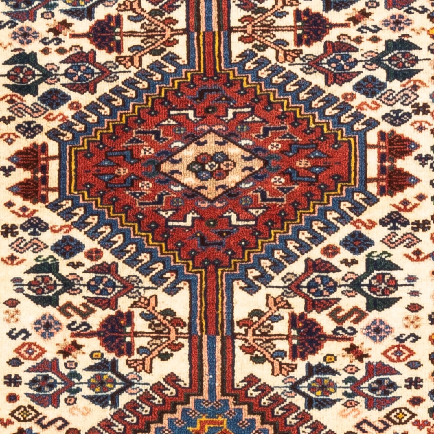 Perserteppich - Nomadic - 122 x 83 cm - creme
