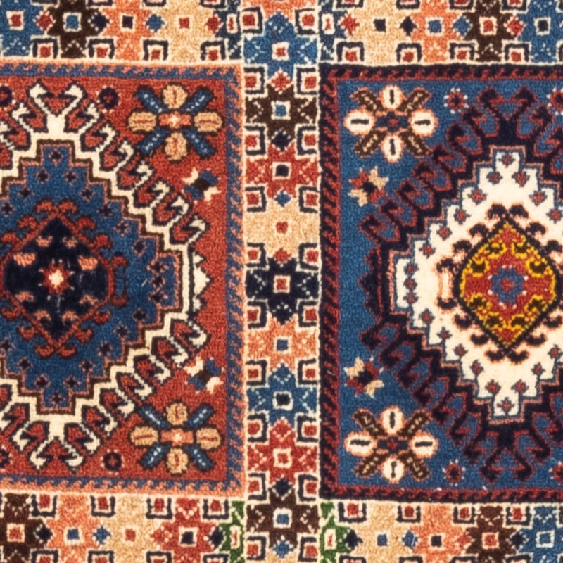 Perserteppich - Nomadic - 124 x 80 cm - mehrfarbig