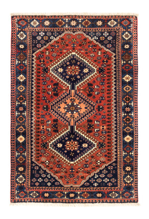 Perserteppich - Nomadic - 122 x 84 cm - rot