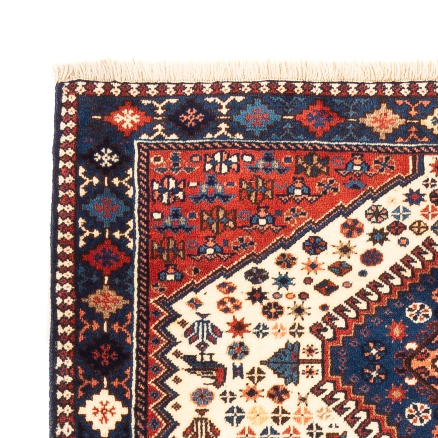 Perserteppich - Nomadic - 128 x 85 cm - creme