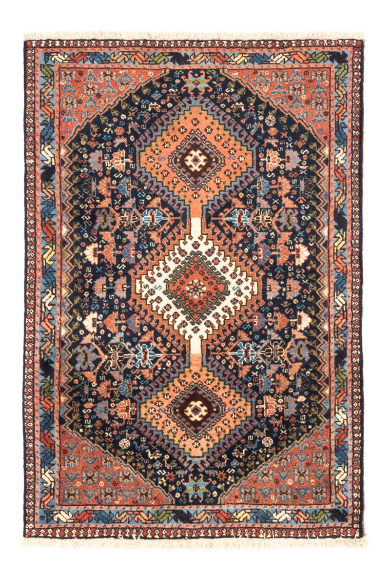 Perserteppich - Nomadic - 120 x 81 cm - dunkelblau