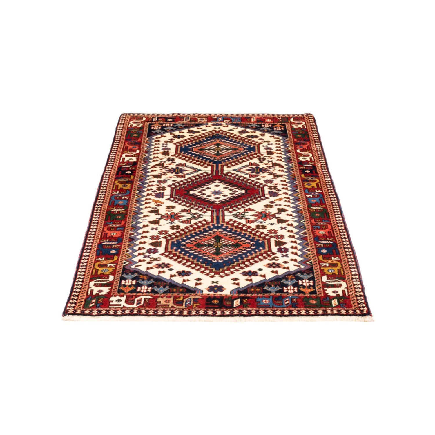 Perserteppich - Nomadic - 135 x 80 cm - creme