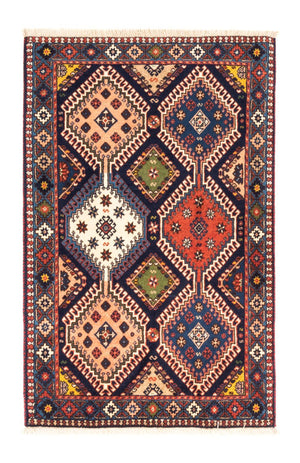Perserteppich - Nomadic - 125 x 83 cm - mehrfarbig