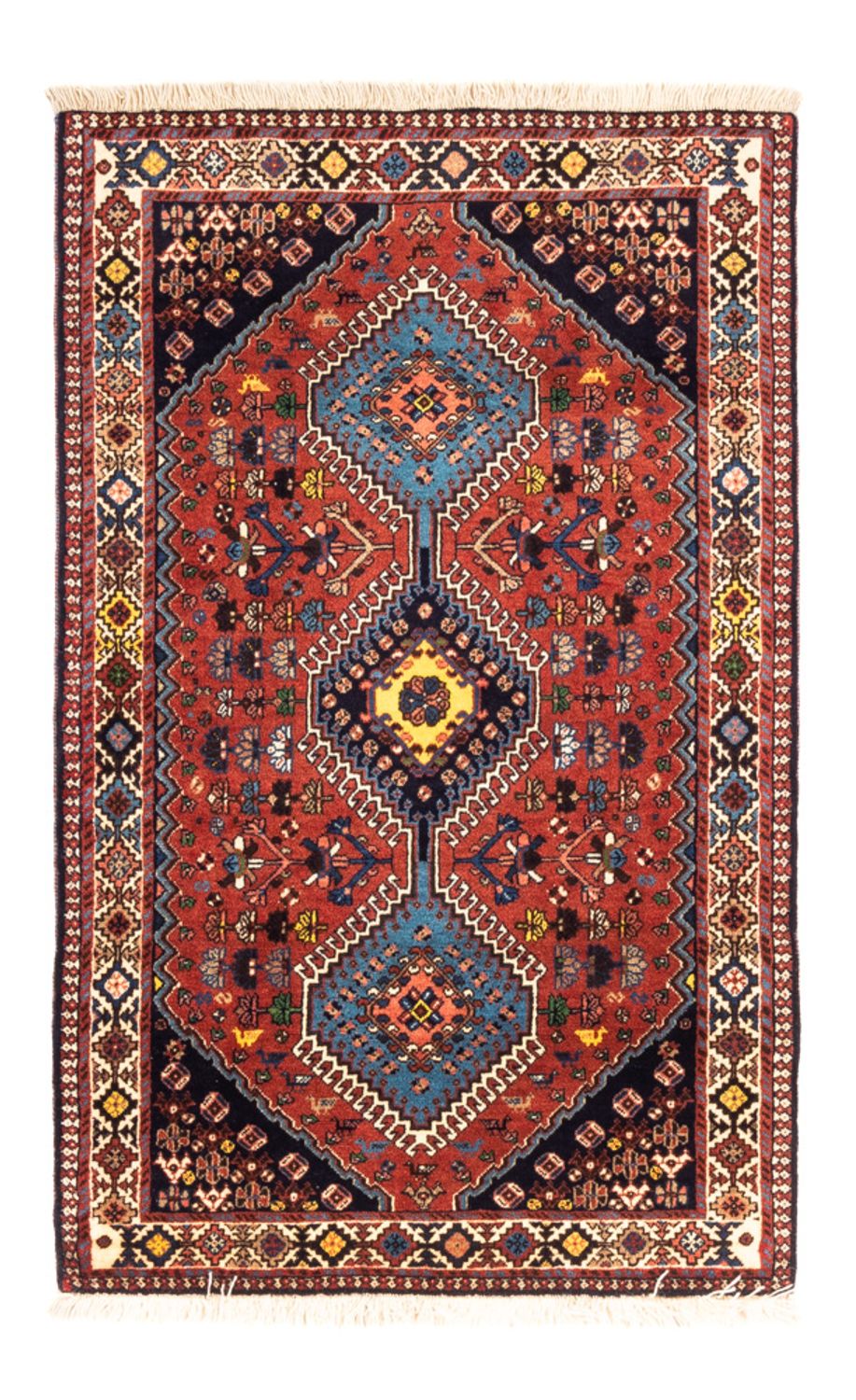 Perserteppich - Nomadic - 130 x 80 cm - rot