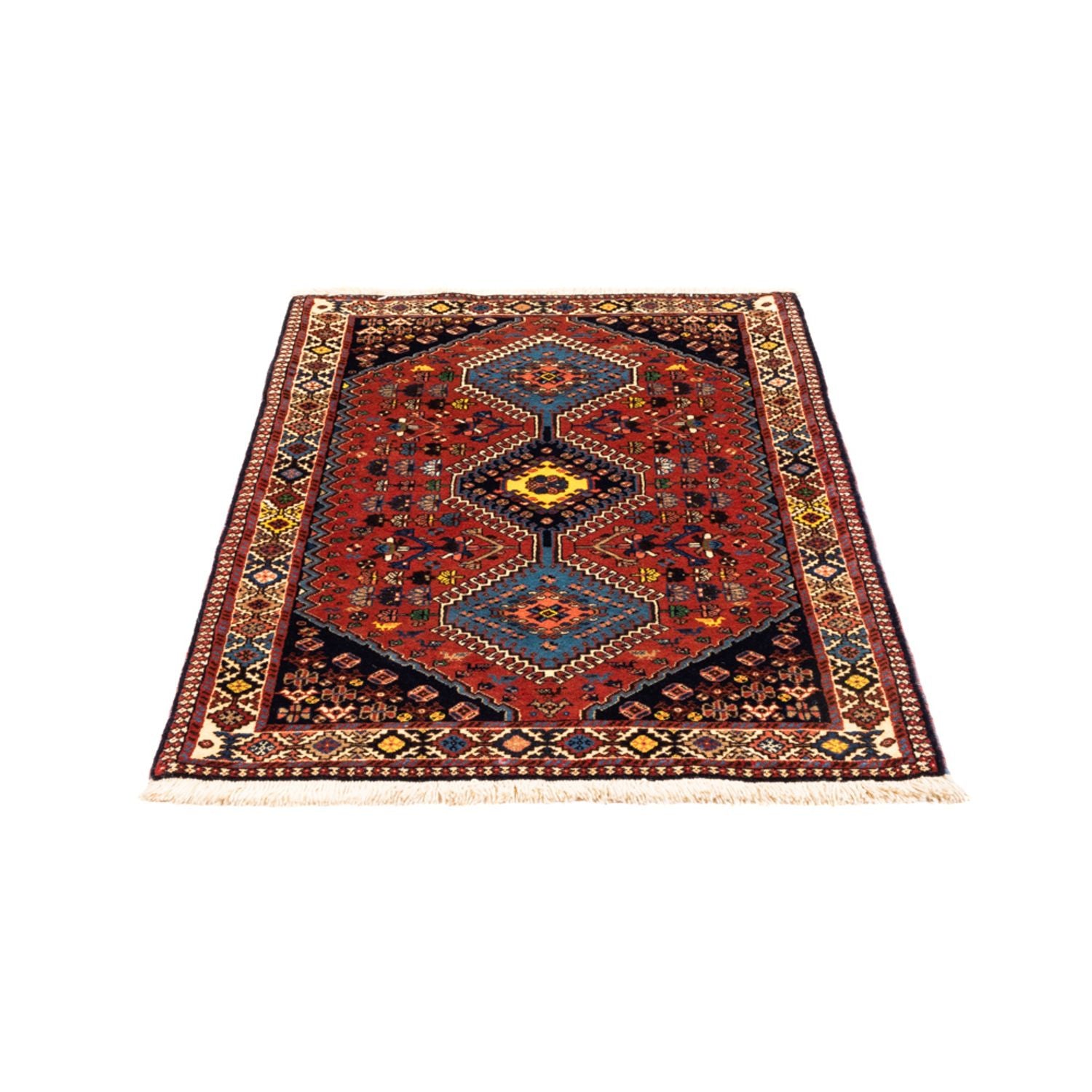Perserteppich - Nomadic - 130 x 80 cm - rot