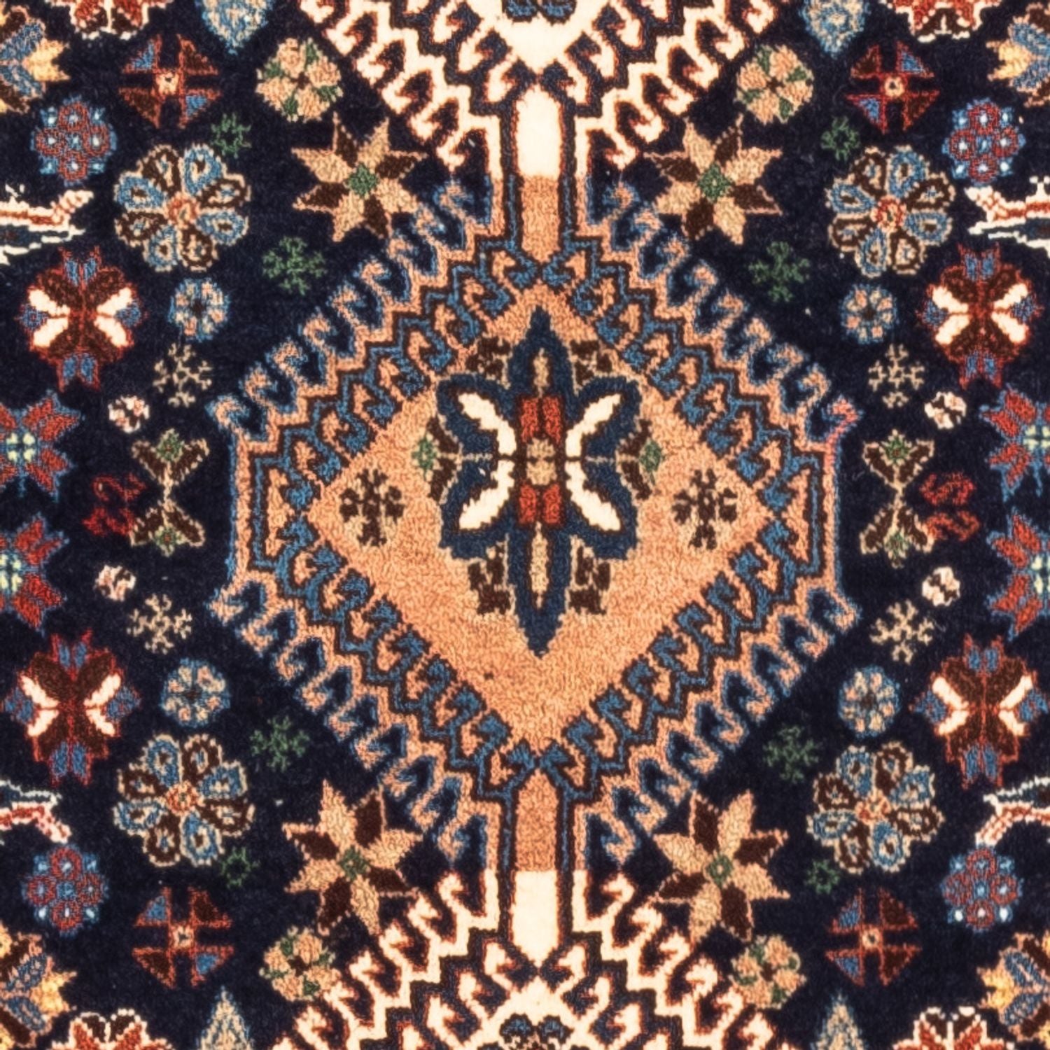 Perserteppich - Nomadic - 132 x 80 cm - dunkelblau