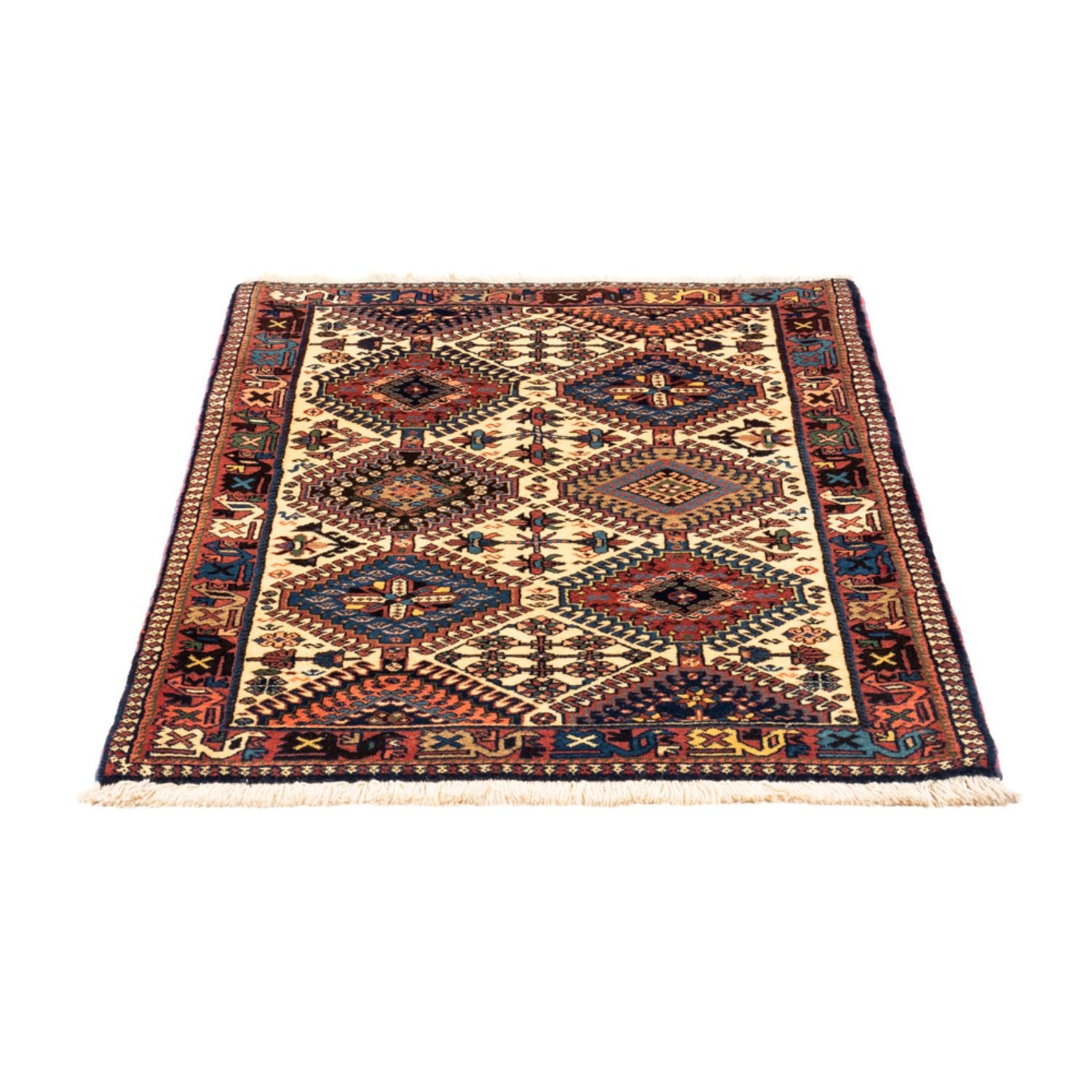 Perserteppich - Nomadic - 130 x 83 cm - creme