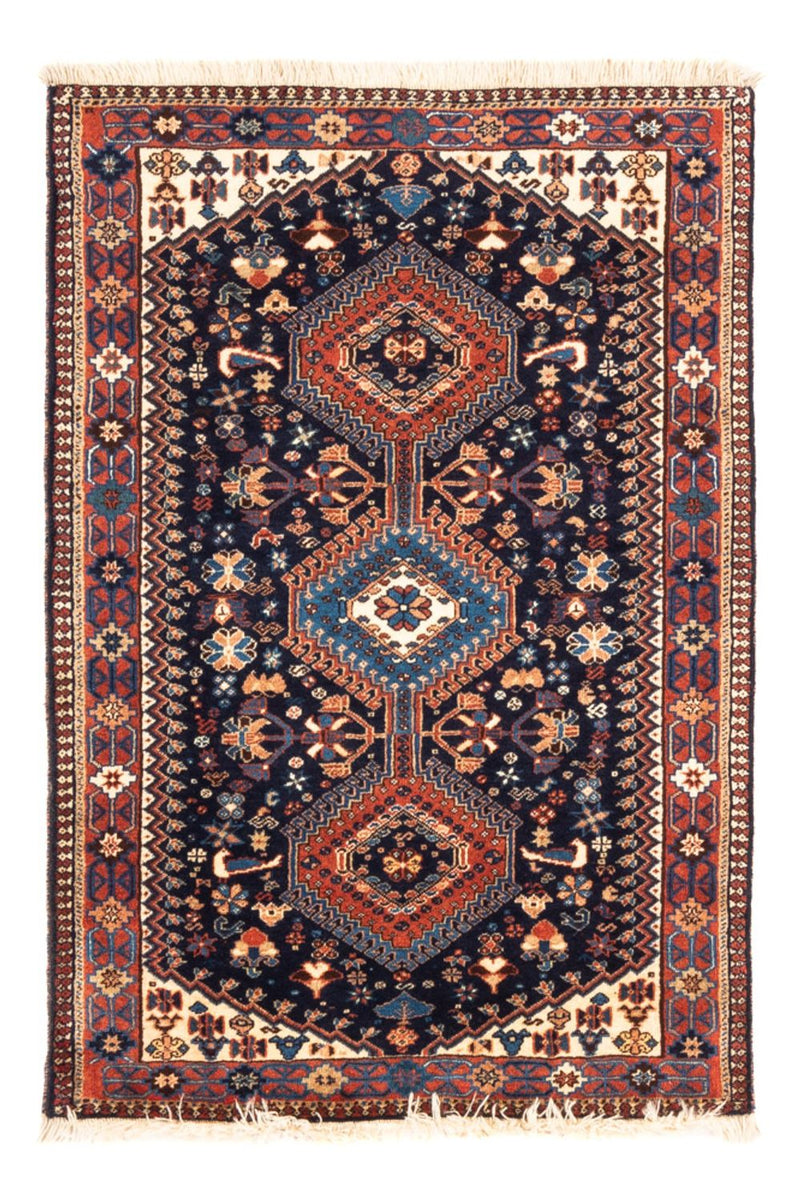 Perserteppich - Nomadic - 125 x 83 cm - dunkelblau