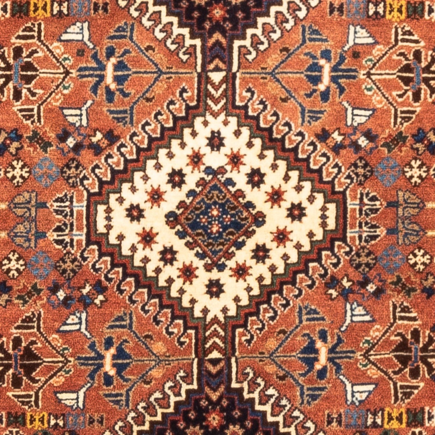 Perserteppich - Nomadic - 127 x 84 cm - rot