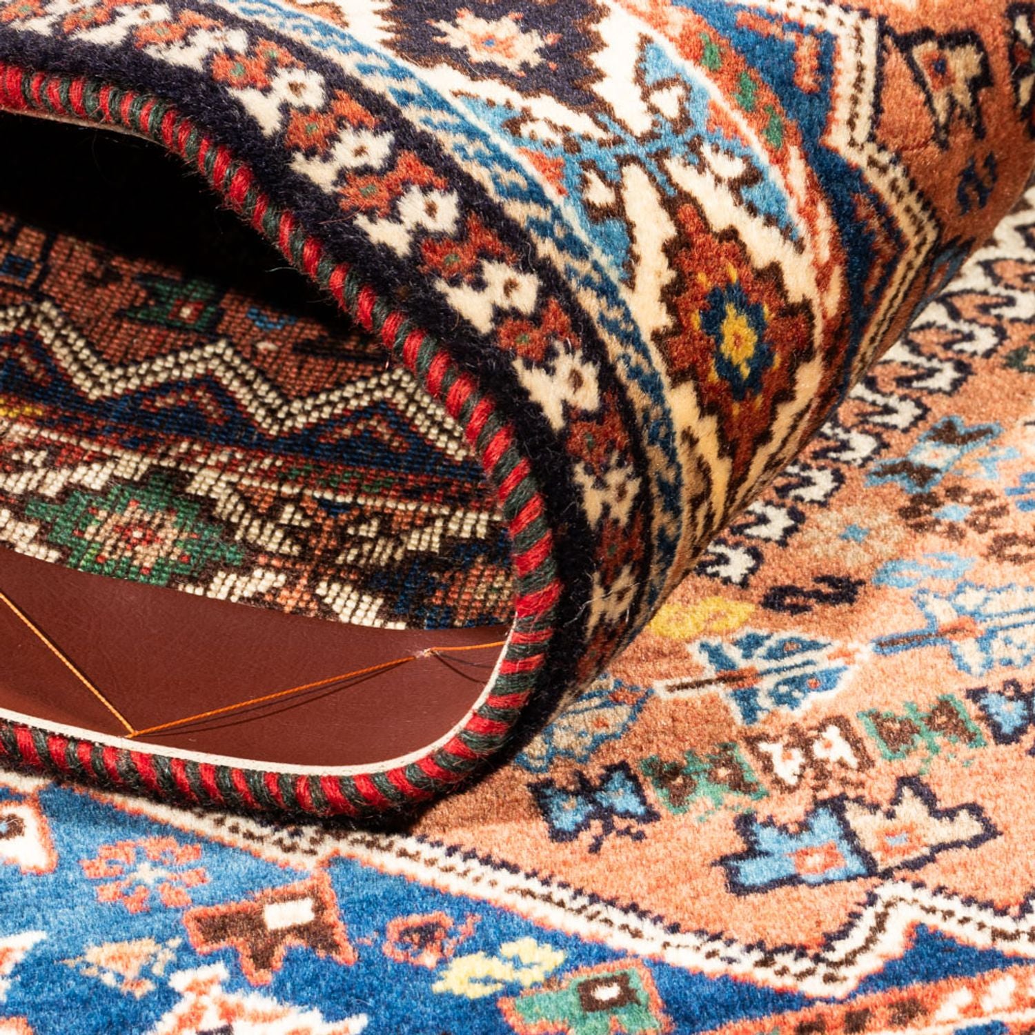 Perserteppich - Nomadic - 127 x 84 cm - rot
