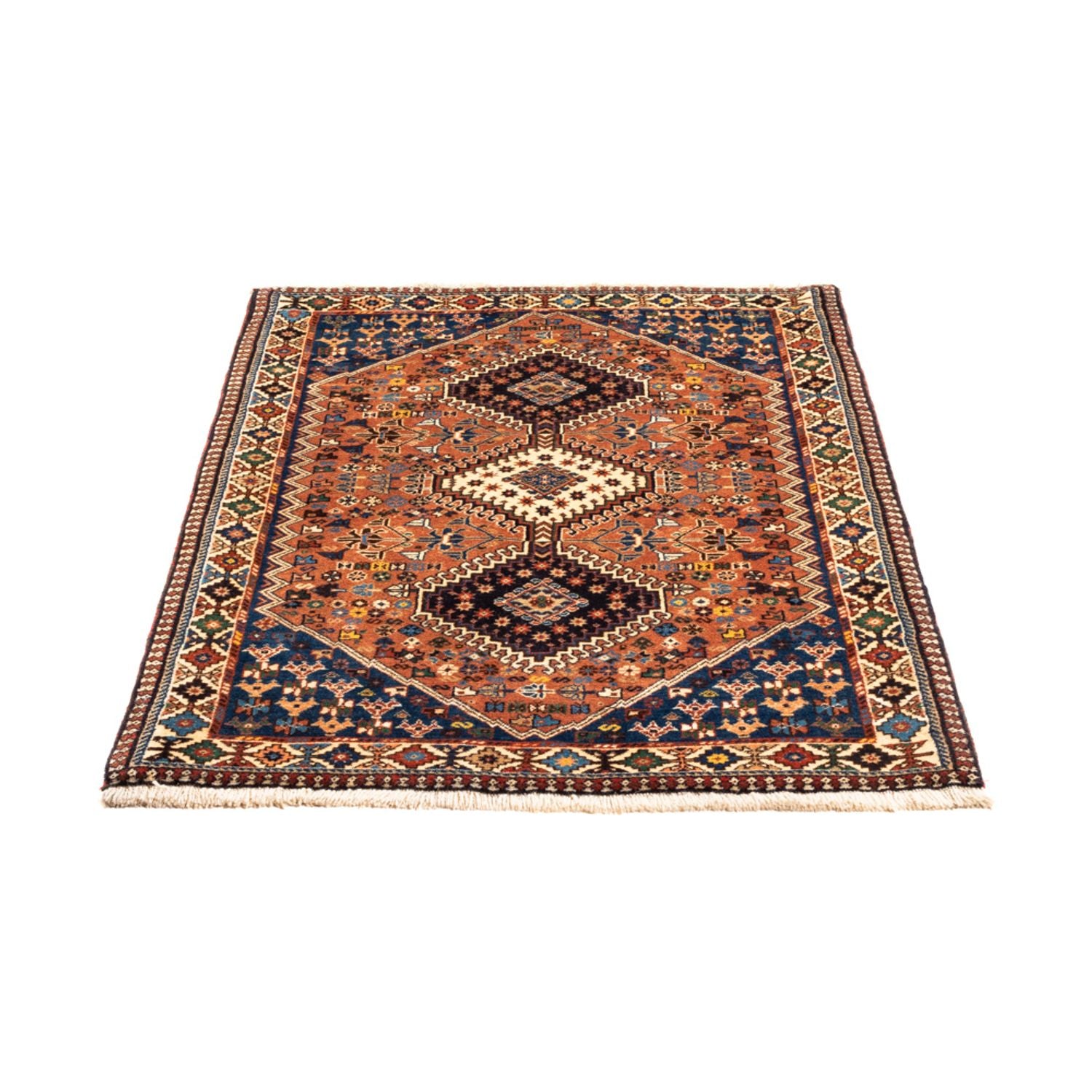Perserteppich - Nomadic - 127 x 84 cm - rot