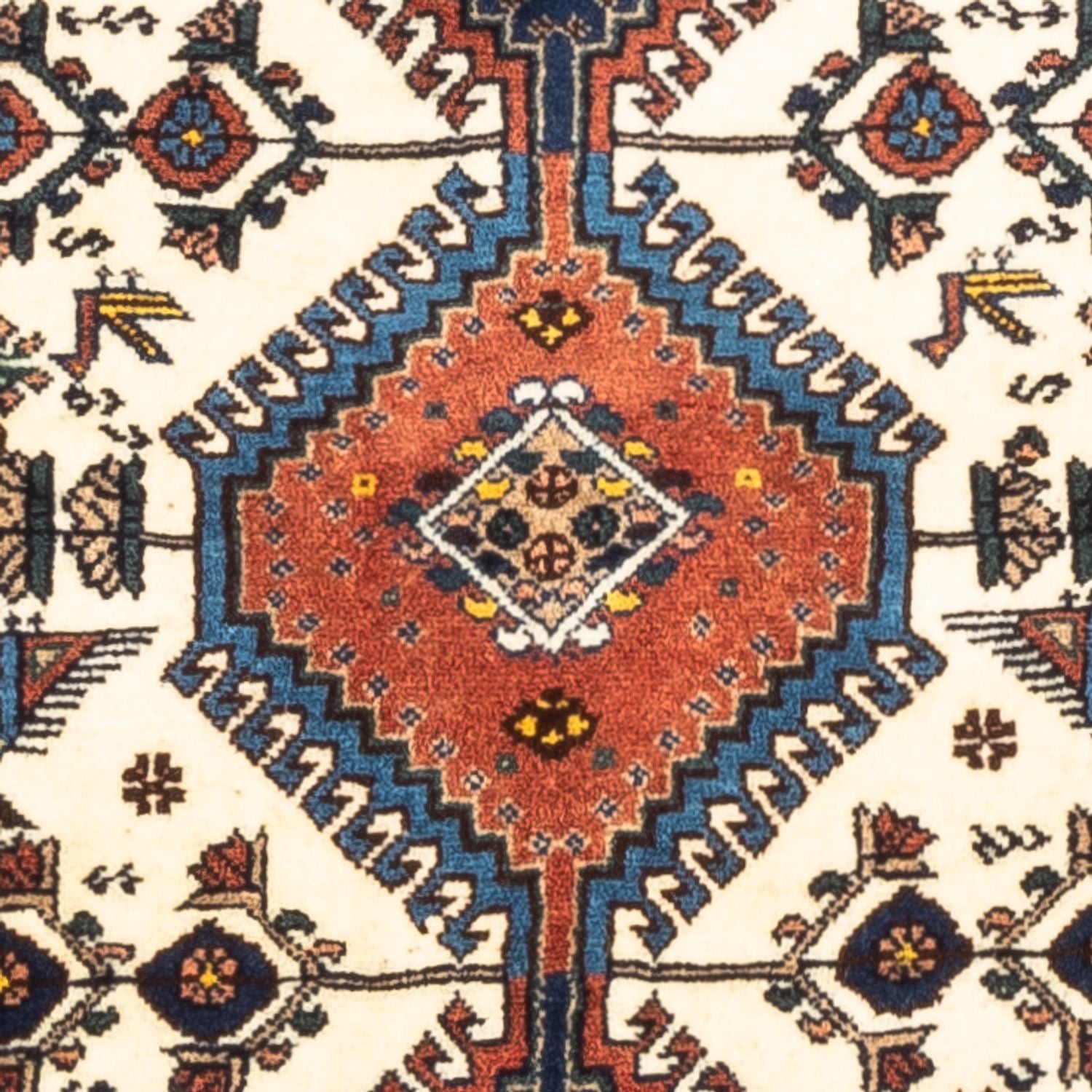 Perserteppich - Nomadic - 130 x 80 cm - creme