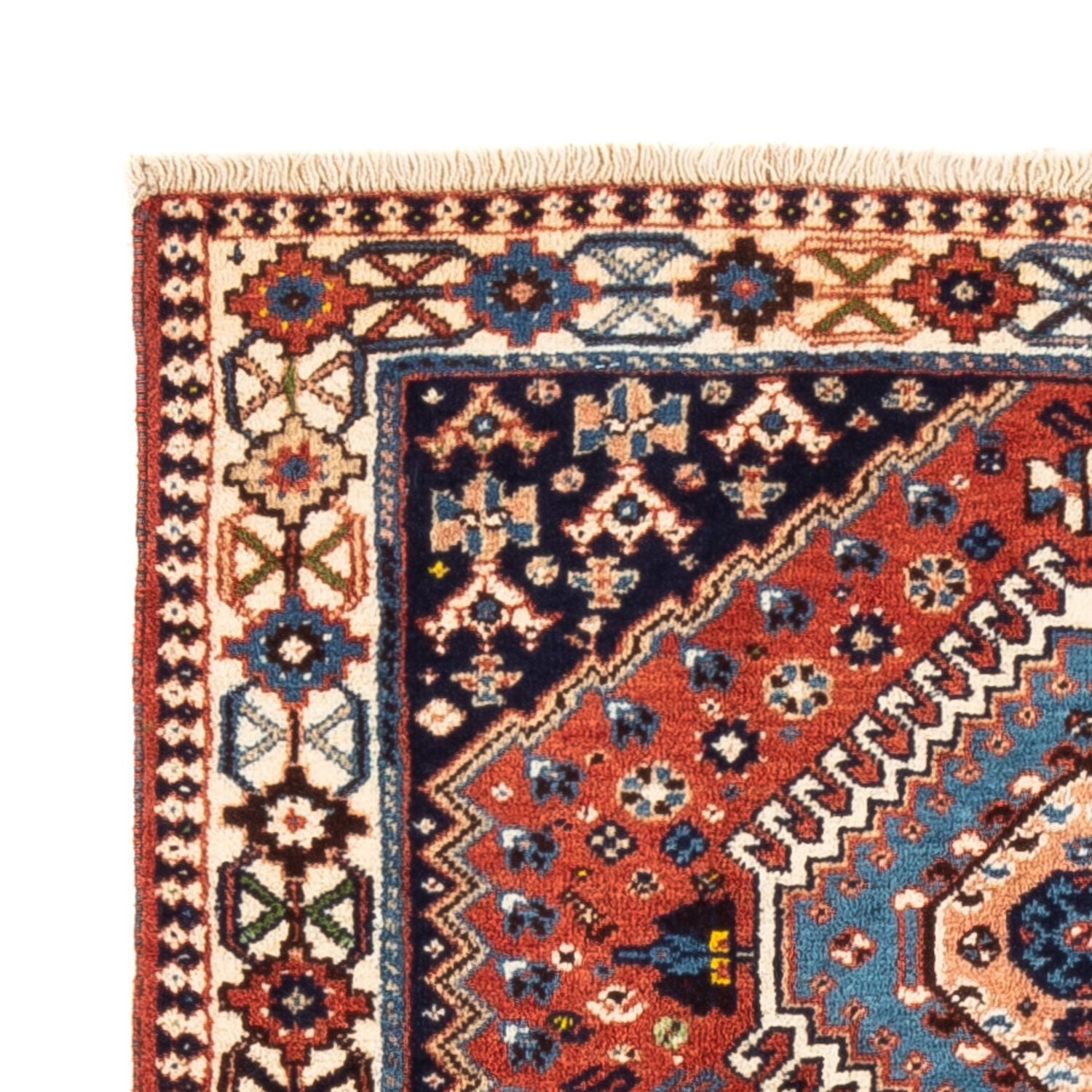Perserteppich - Nomadic - 125 x 81 cm - rot