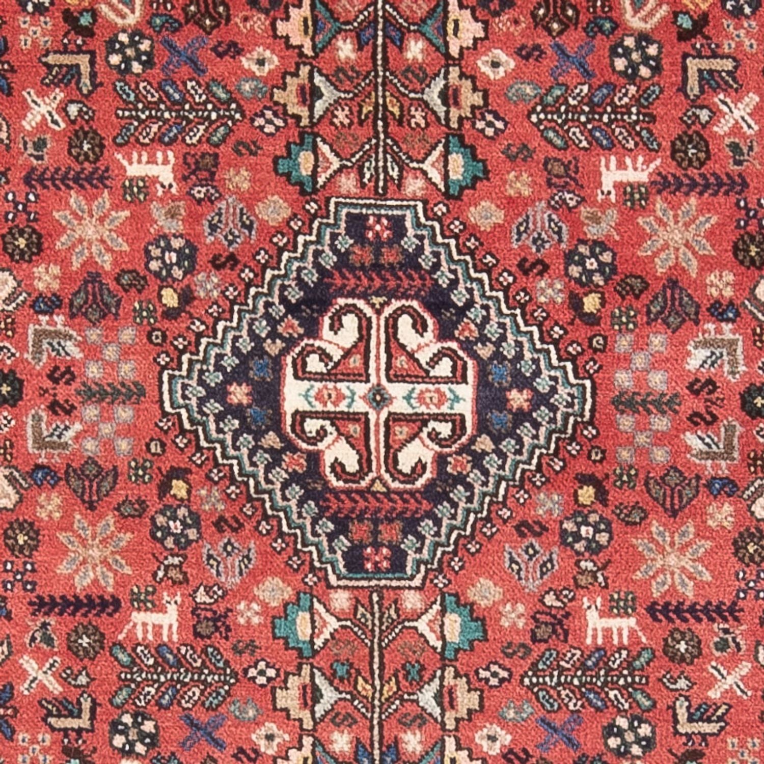 Perserteppich - Nomadic - 148 x 104 cm - rot