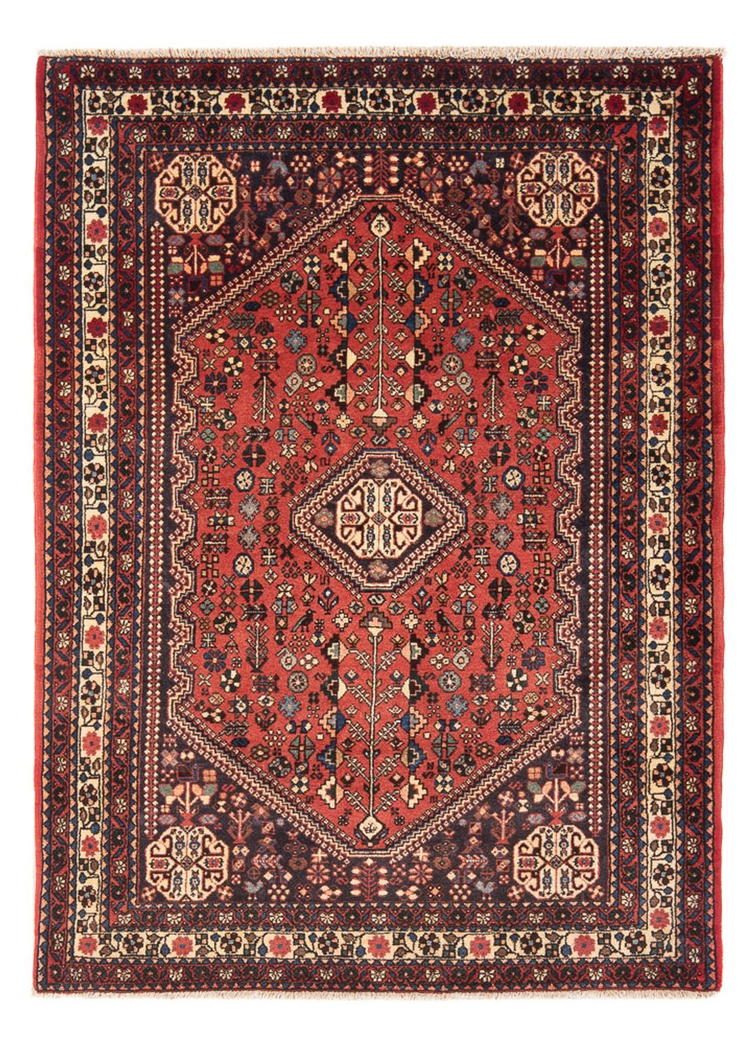 Perserteppich - Nomadic - 161 x 108 cm - rot