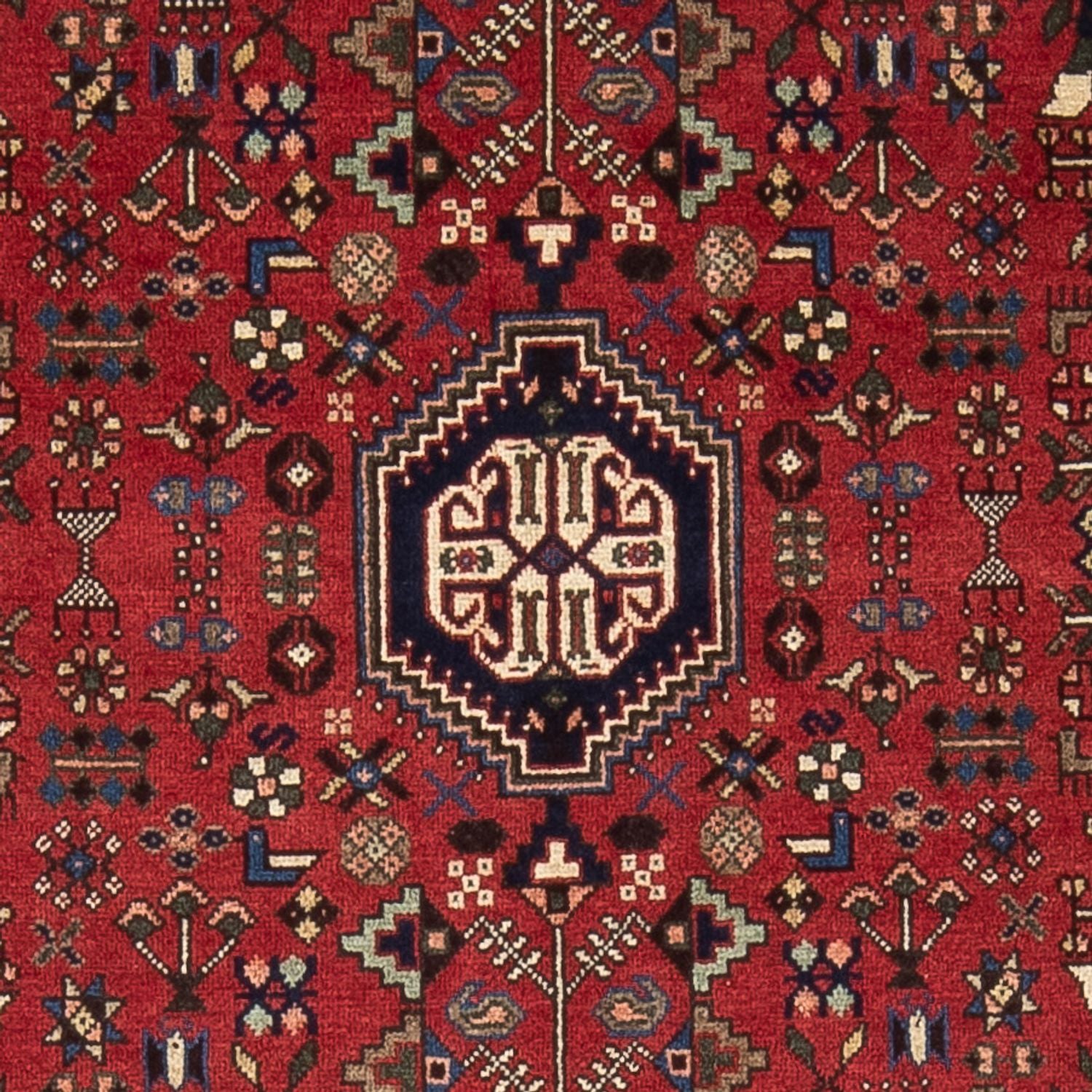 Perserteppich - Nomadic - 154 x 103 cm - rot