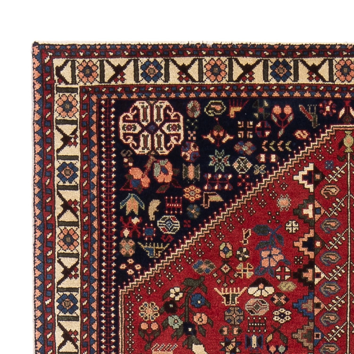 Perserteppich - Nomadic - 154 x 103 cm - rot