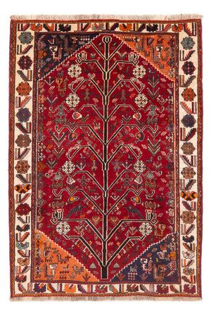 Perserteppich - Nomadic - 192 x 130 cm - rot