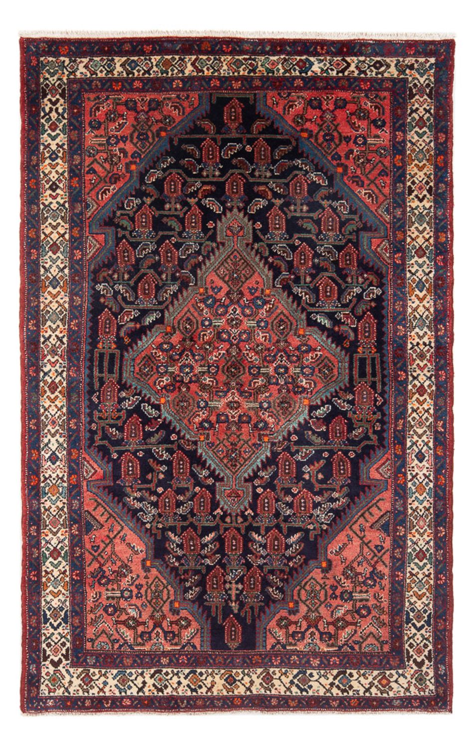 Perserteppich - Nomadic - 220 x 130 cm - dunkelblau