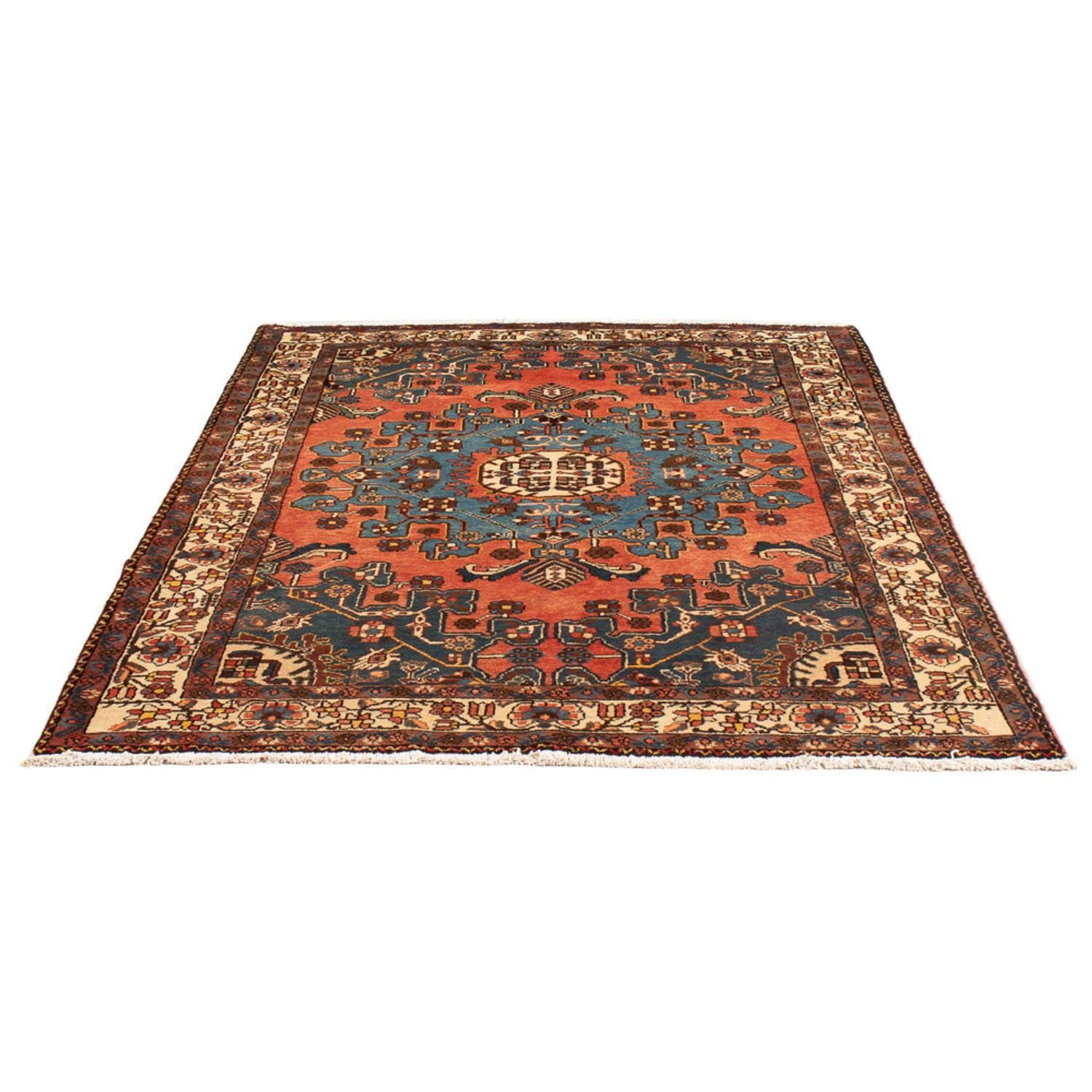 Perserteppich - Nomadic - Royal - 190 x 136 cm - orange