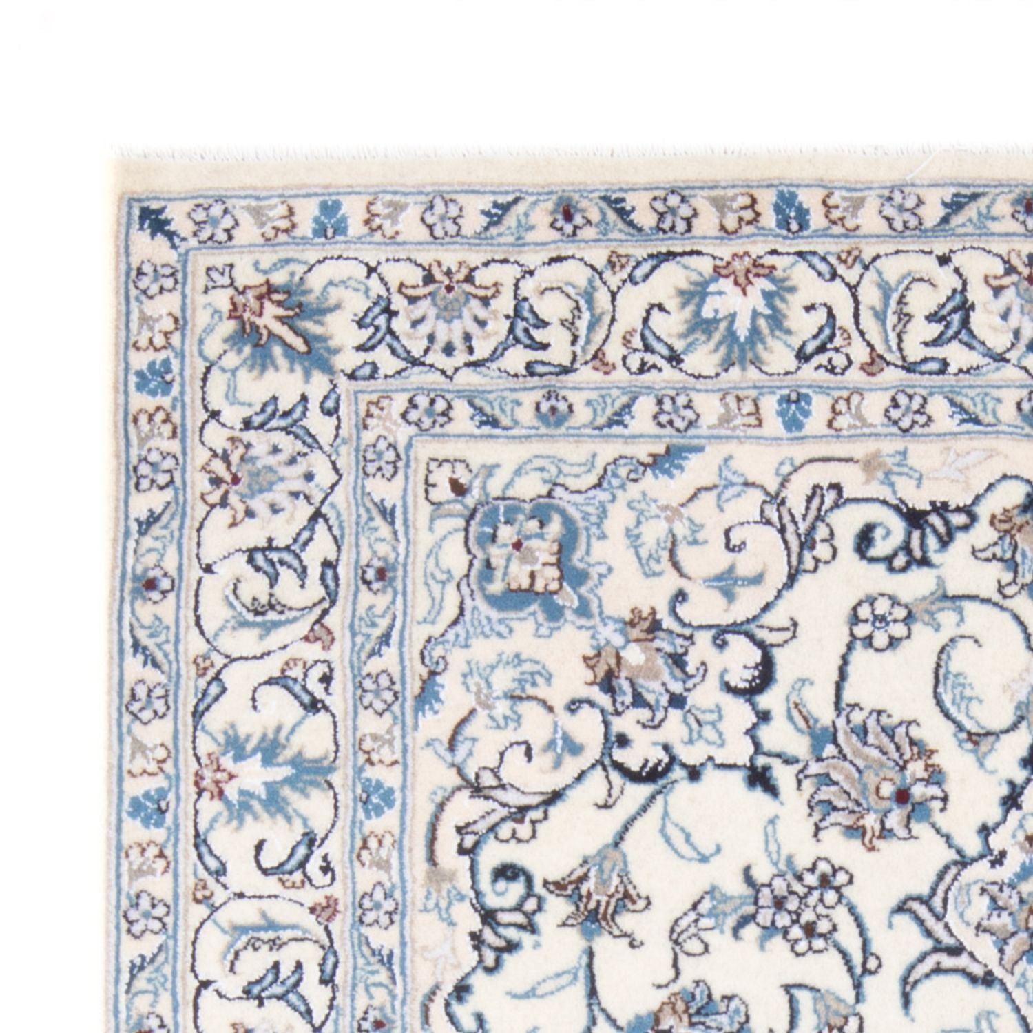 Perserteppich - Nain - Royal - 197 x 146 cm - creme