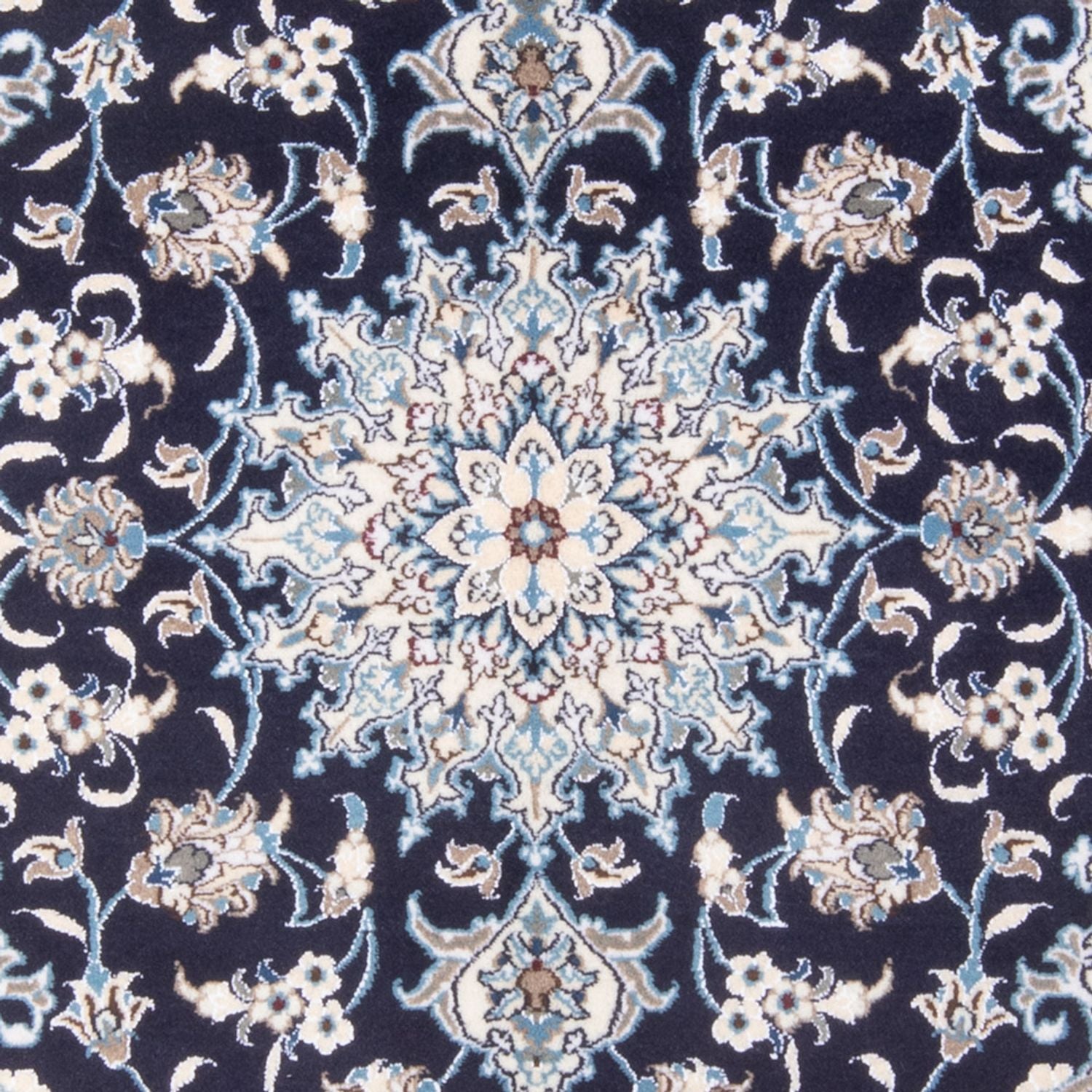 Perserteppich - Nain - Royal - 197 x 146 cm - dunkelblau