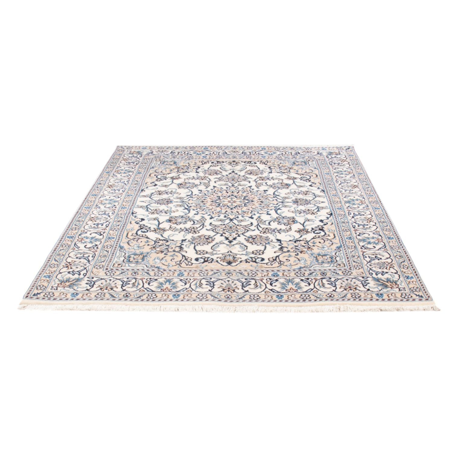 Perserteppich - Nain - Royal - 196 x 153 cm - creme