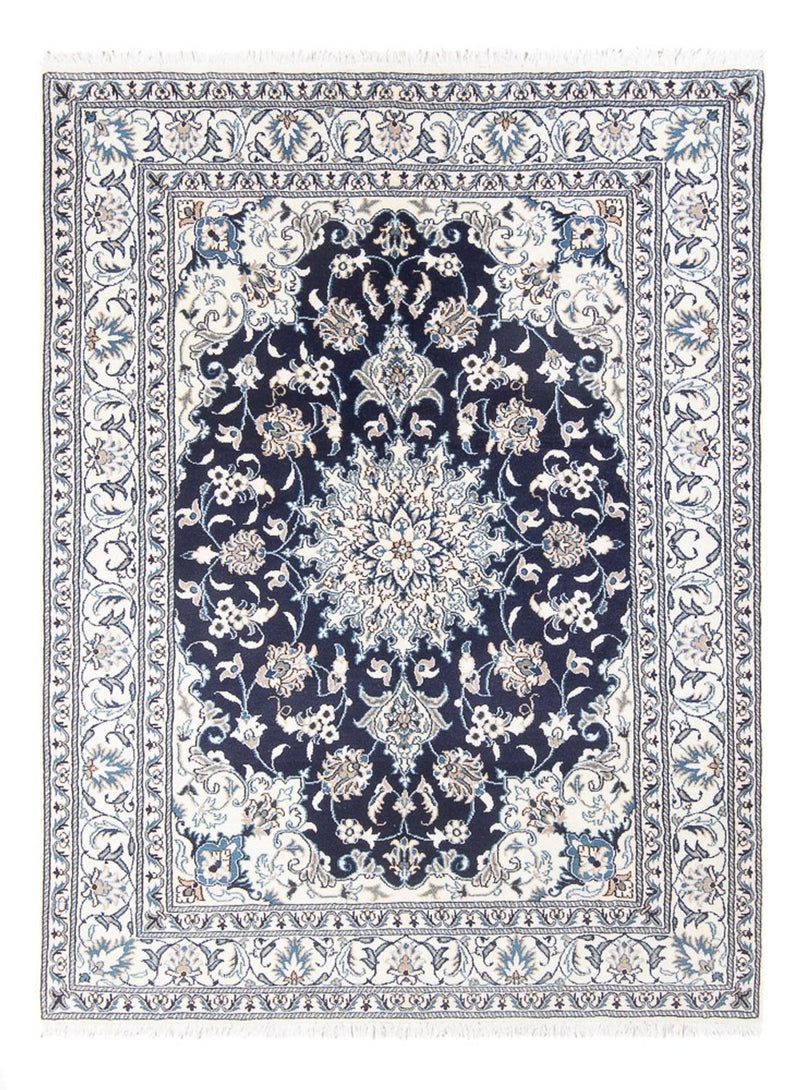 Perserteppich - Nain - Royal - 203 x 147 cm - dunkelblau