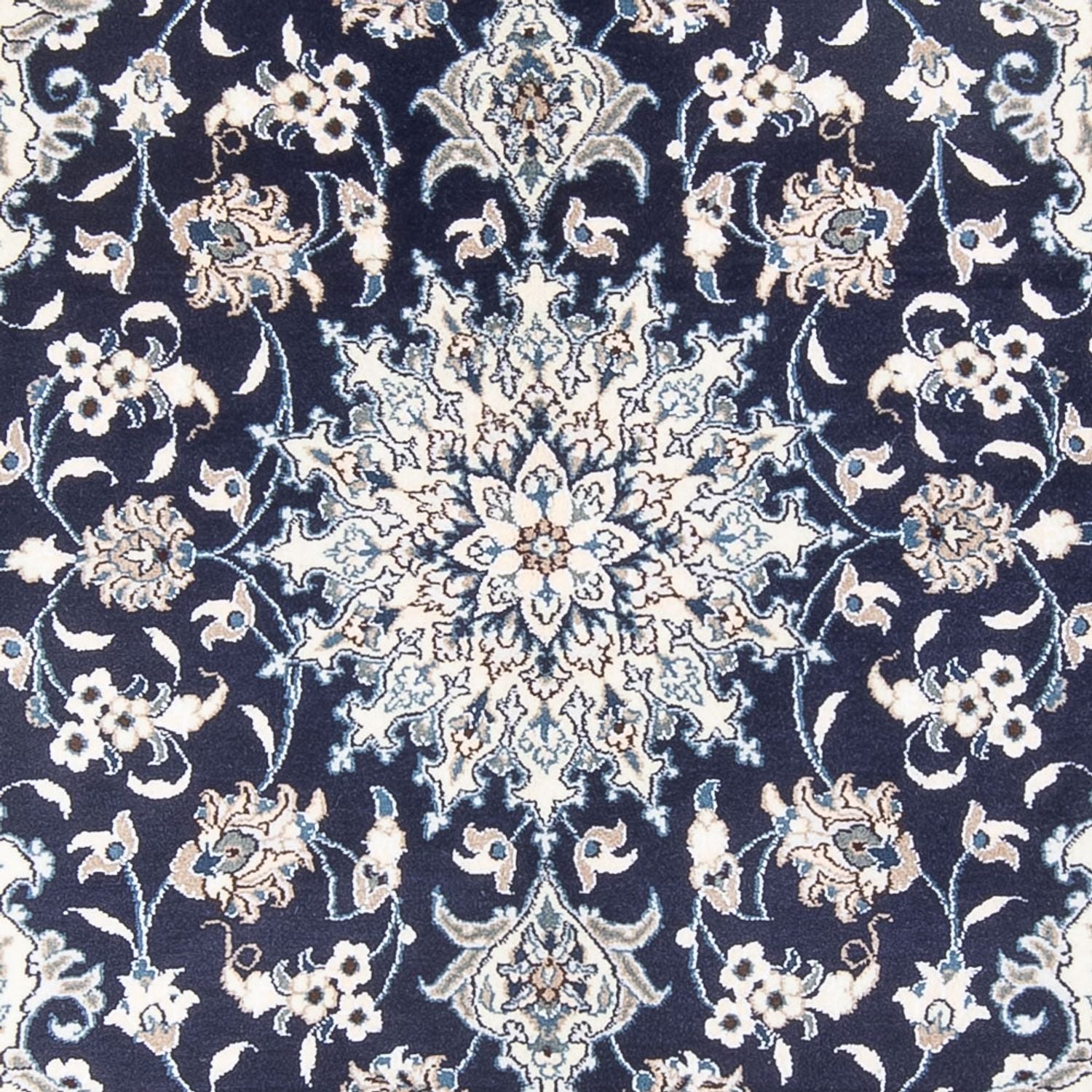 Perserteppich - Nain - Royal - 203 x 147 cm - dunkelblau