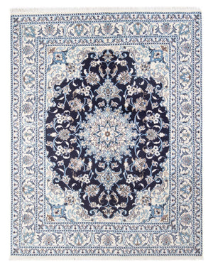 Perserteppich - Nain - Royal - 198 x 147 cm - dunkelblau