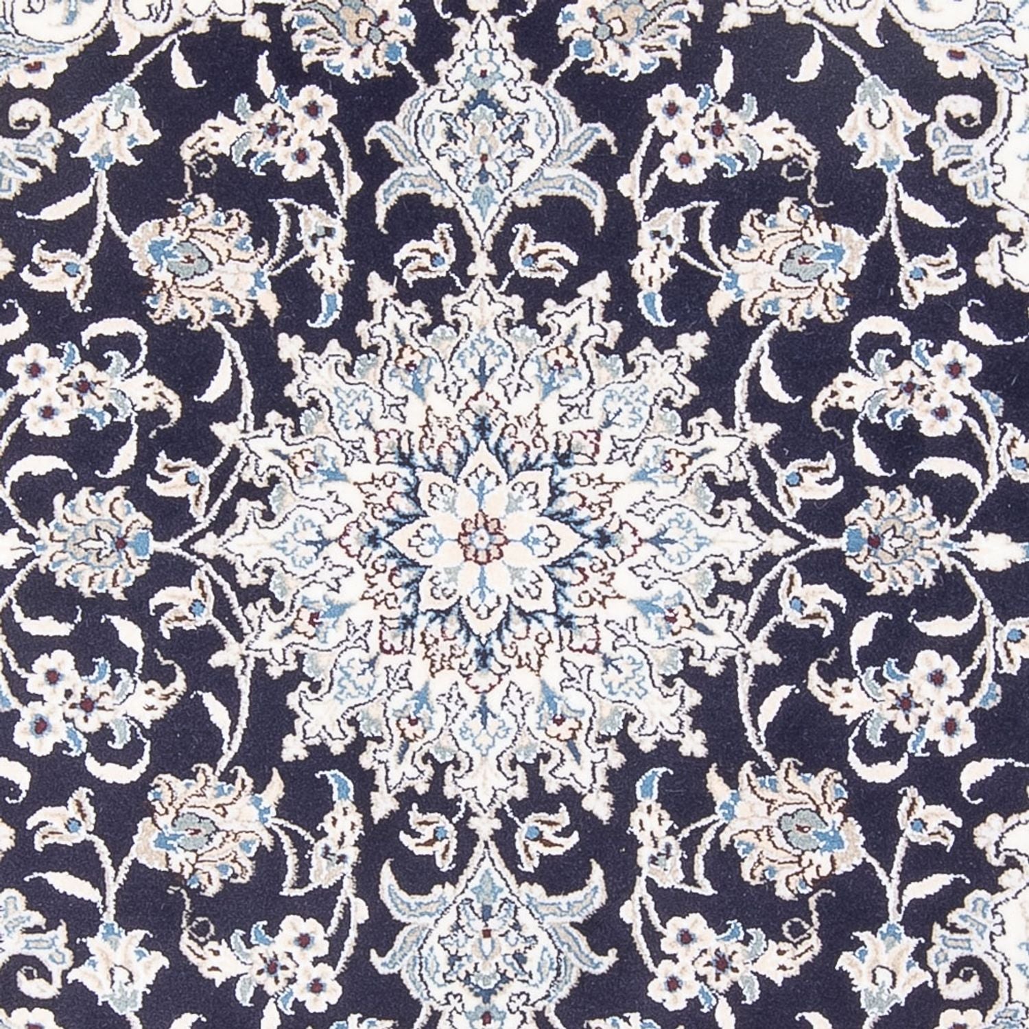 Perserteppich - Nain - Royal - 190 x 149 cm - dunkelblau