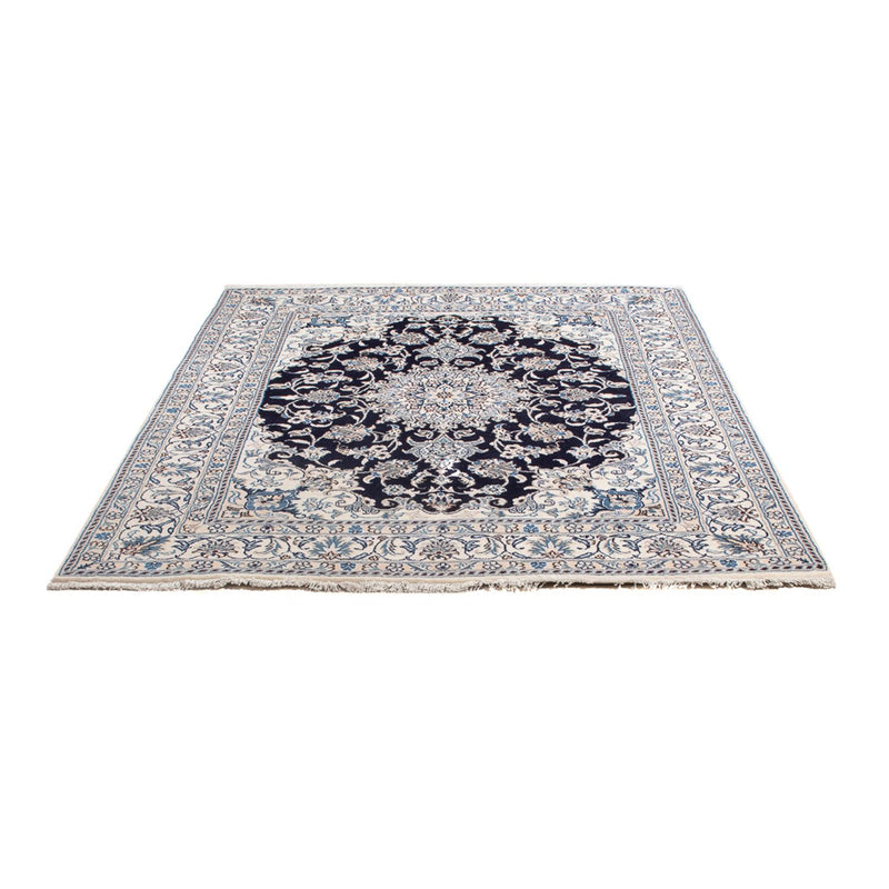 Perserteppich - Nain - Royal - 190 x 149 cm - dunkelblau