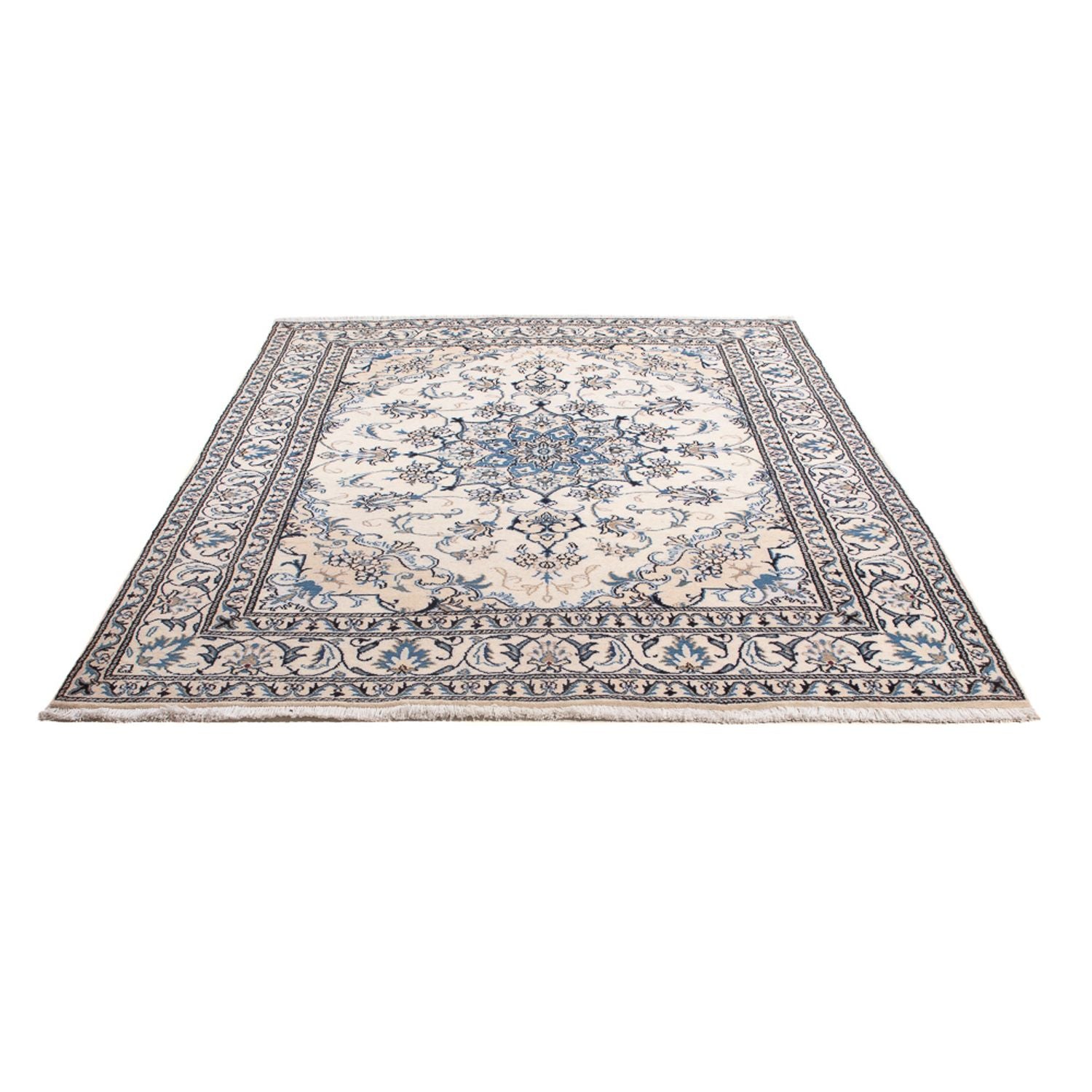 Perserteppich - Nain - Royal - 207 x 150 cm - creme
