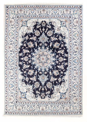 Perserteppich - Nain - Royal - 204 x 141 cm - dunkelblau