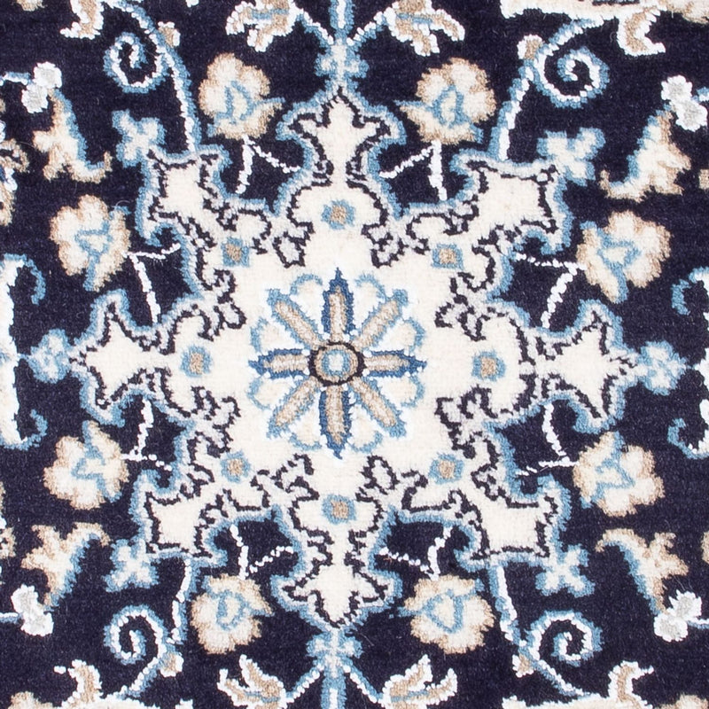 Perserteppich - Nain - Royal - 90 x 60 cm - dunkelblau