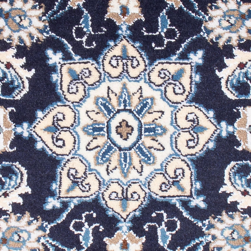 Perserteppich - Nain - Royal - 90 x 60 cm - dunkelblau
