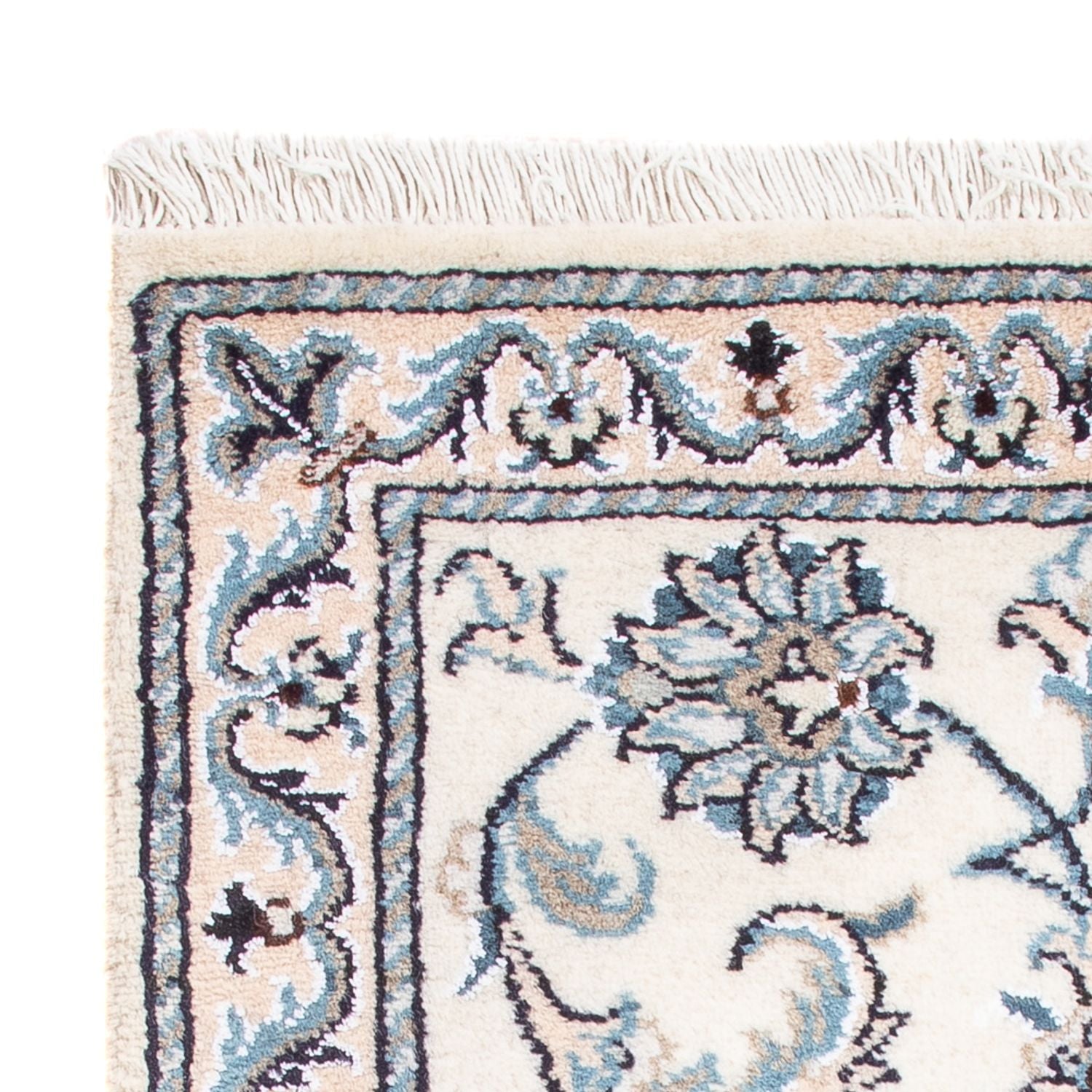 Perserteppich - Nain - Royal - 90 x 60 cm - creme