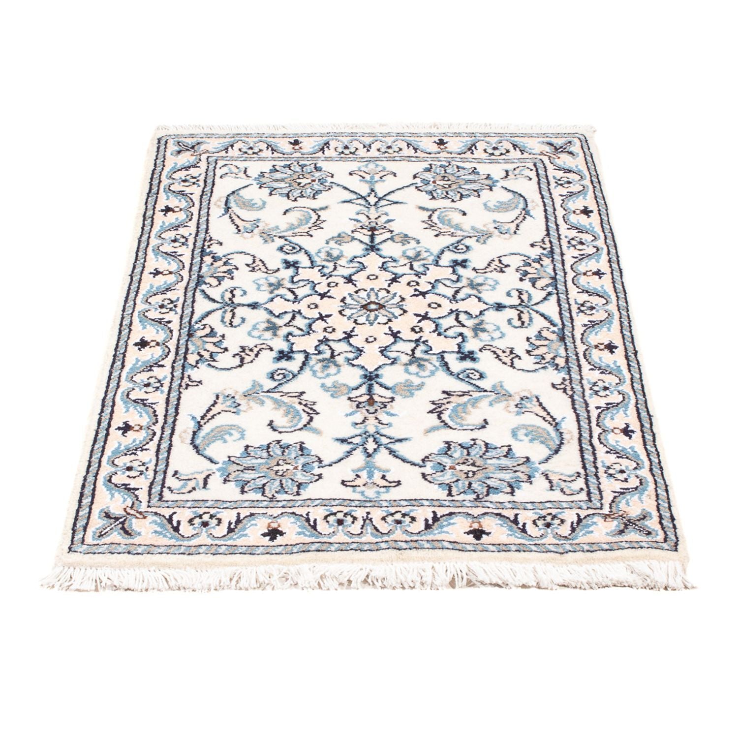 Perserteppich - Nain - Royal - 90 x 60 cm - creme