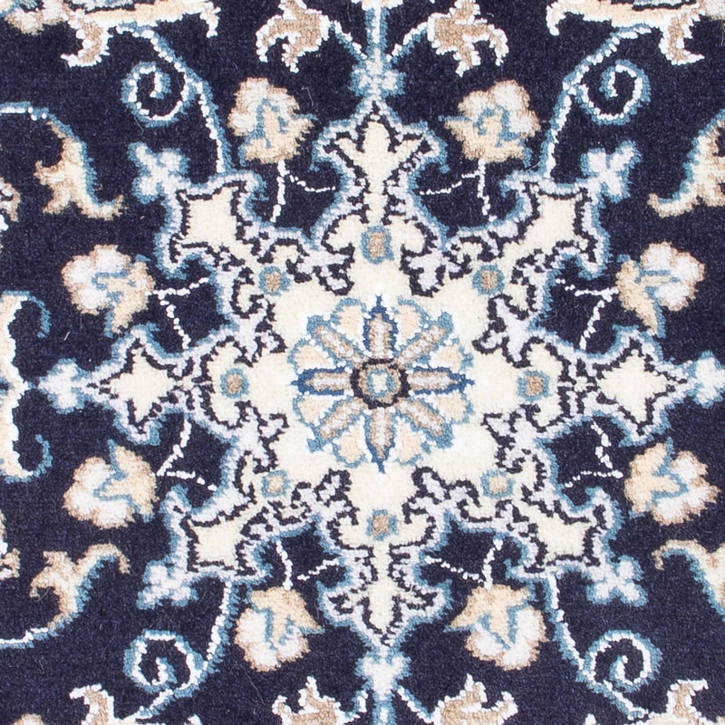 Perserteppich - Nain - Royal - 90 x 60 cm - dunkelblau