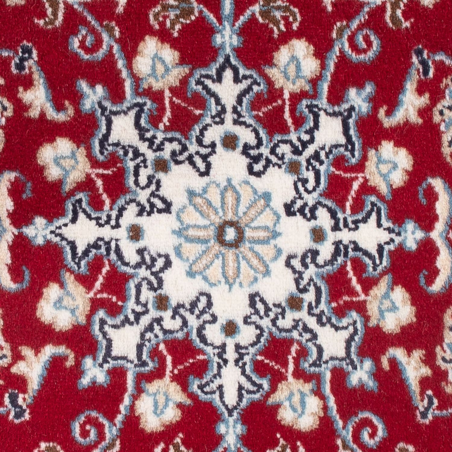 Perserteppich - Nain - Royal - 90 x 60 cm - rot