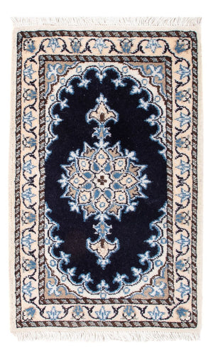 Perserteppich - Nain - Royal - 60 x 40 cm - dunkelblau