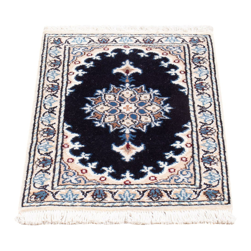 Perserteppich - Nain - Royal - 60 x 40 cm - dunkelblau